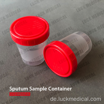 Sputum -Sammelbecher für Virustests